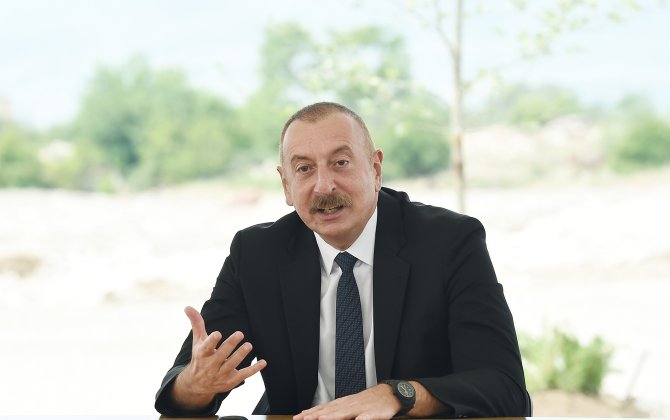 Президент Ильхам Алиев: Нагорно-карабахский конфликт урегулирован, никаких вопросов, по которым следует вести переговоры, здесь нет