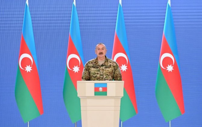 Президент Ильхам Алиев: Сегодня азербайджанская армия входит в число сильных в мировом масштабе