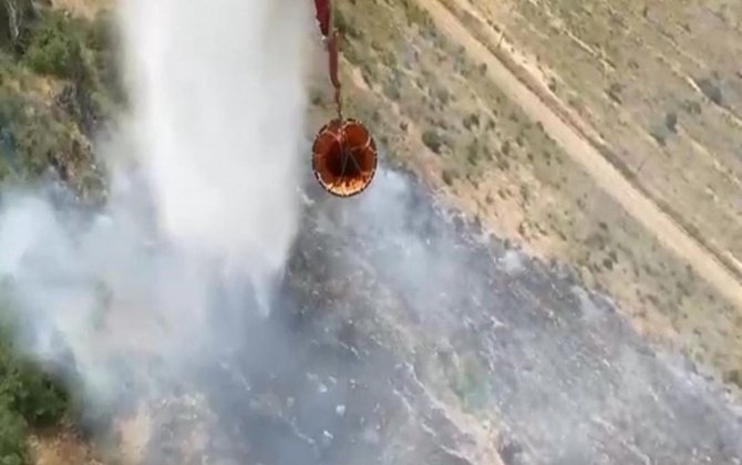 Потушен пожар в Джебраильском районе Азербайджана