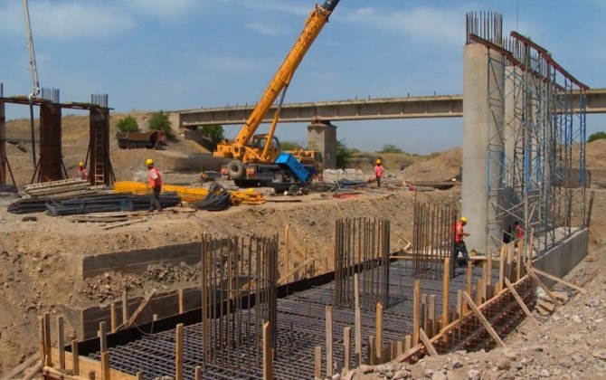 Продолжается строительство автомобильной дороги Барда-Агдам-(фото)