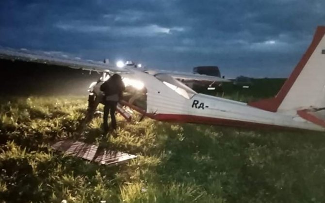 Легкомоторный самолет совершил жесткую посадку в Брянской области