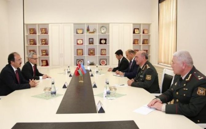 Посол Турции в Азербайджане встретился с командующим Отдельной общевойсковой армией -(фото)