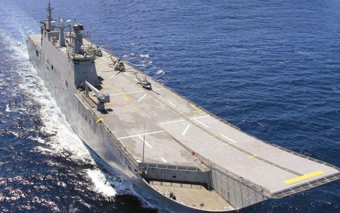 Новый корабль ВМС Турции Anadolu оснастят двумя отечественными беспилотниками
