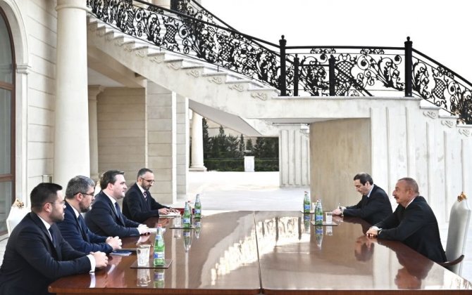 Президент Ильхам Алиев принял делегацию, возглавляемую министром иностранных дел Сербии-(фото)