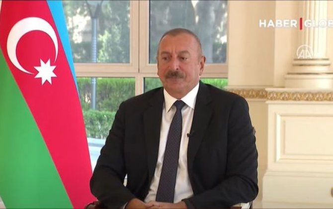 İlham Əliyev Türkiyənin nüfuzlu media orqanına müsahibə verib - VİDEO