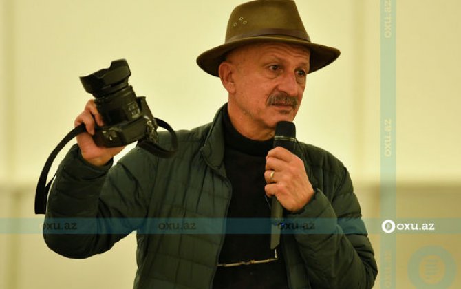 Tanınmış fotojurnalist Reza Deqati yeni televiziya layihəsinə başladı - VİDEO