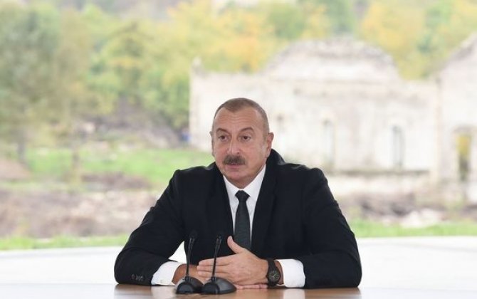 İlham Əliyev Füzuli ictimaiyyətinin nümayəndələri ilə görüşdə çıxışı - TAM MƏTN 