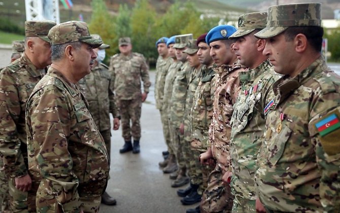 Azərbaycan Ordusunun yeni yaradılan komando hərbi hissəsi istifadəyə verilib - VİDEO