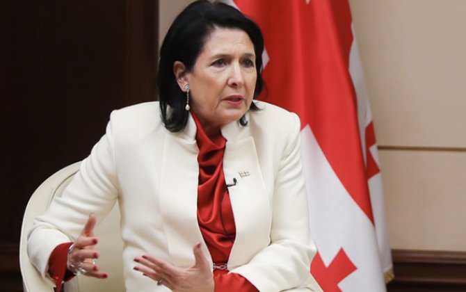 Gürcüstan prezidenti Saakaşvilinin görüntülərindən danışdı