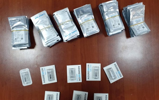 Külli miqdarda diş implantlarının qaçaqmalçılıq yolu ilə ölkəyə gətirilməsinin qarşısı alınıb - FOTO