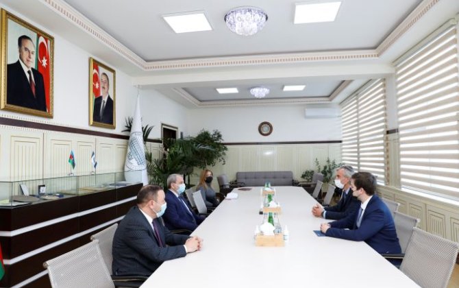 “Rossotrudniçestvo” təşkilatının nümayəndə heyəti BDU-da olub - FOTO