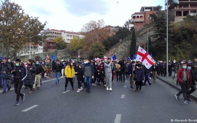 В Грузии вновь протесты, но на этот раз не из-за Саакашвили