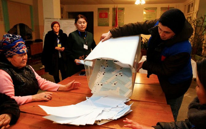 Qırğızıstanda parlament seçkilərinin ilk nəticələri açıqlandı