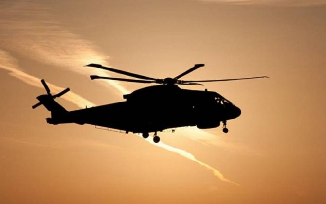 İranda helikopter qəzaya uğrayıb