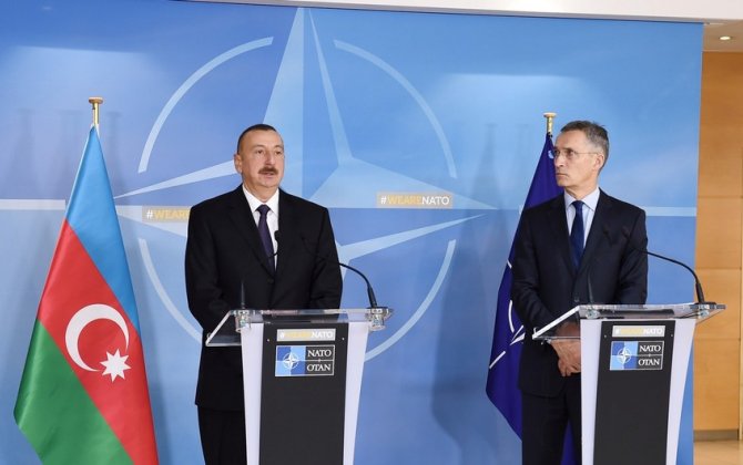 Prezident İlham Əliyevlə NATO Baş katibinin görüşü olub