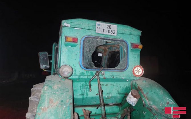 В Гяндже произошло ДТП, водитель получил серьезные травмы -(фото)