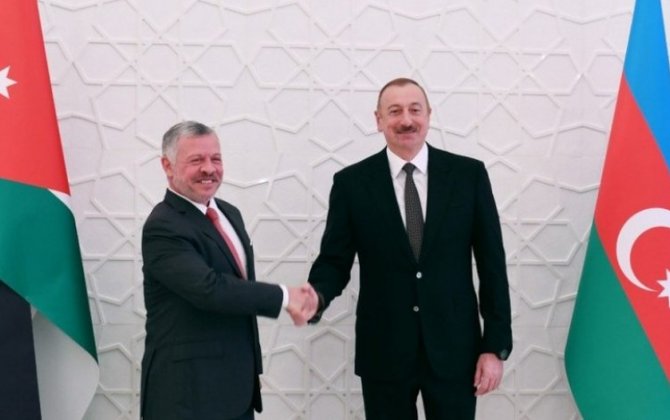 Король Иордании направил поздравительное письмо президенту Азербайджана