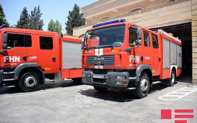 Пожар в жилом доме в Баку потушен -ОБНОВЛЕНО-1