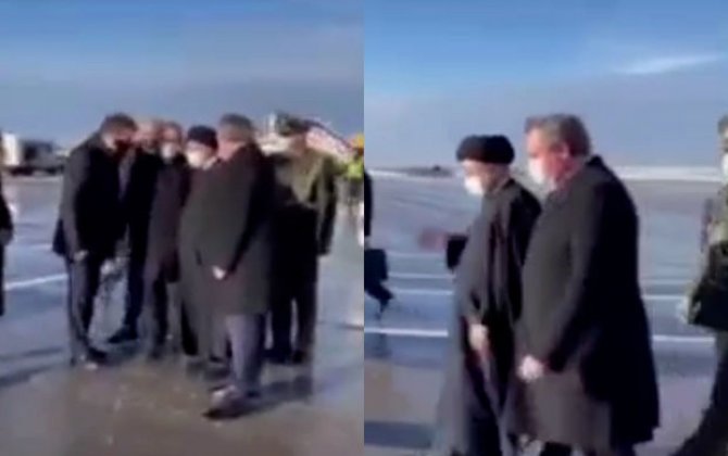 İran prezidentinin Moskvaya səfəri başlayıb - VİDEO
