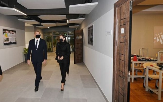İlham Əliyev və Mehriban Əliyeva yeni kompleksin açılışında - YENİLƏNİB + FOTO/VİDEO
