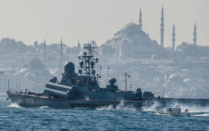 Rusiyanın 4 döyüş gəmisi Qara dənizə buraxılmadı -