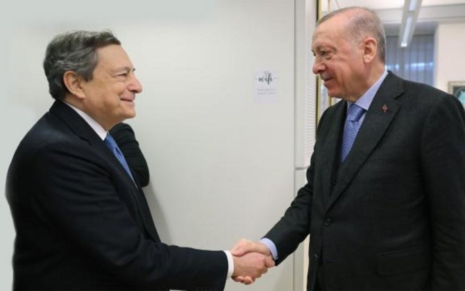 Ərdoğan İtaliyanın Baş naziri ilə görüşüb Ərdoğan İtaliyanın Baş naziri ilə görüşüb