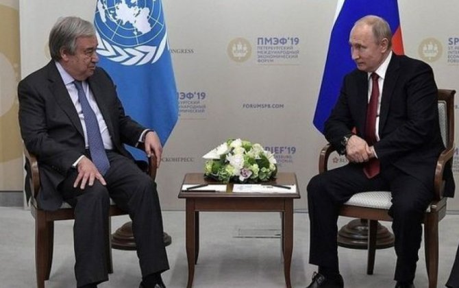 Названа дата встречи президента России и генсека ООН в Москве