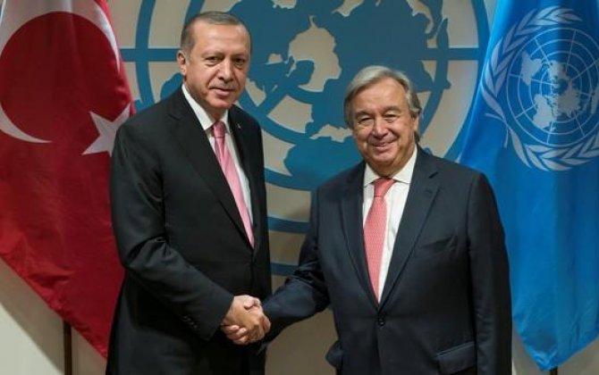 Встреча Эрдогана и Гутерриша прошла за закрытыми дверями