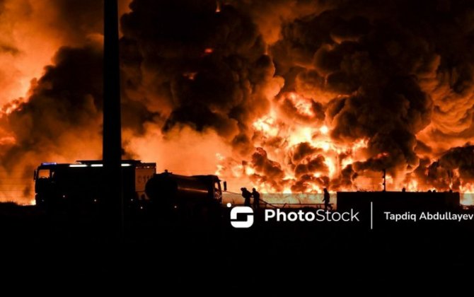 Пожар в промпарке Azərsun потушен, пострадавших нет - ФОТО