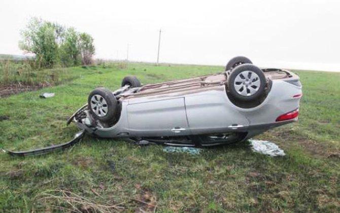 Goranboyda maşın aşdı, sürücü dünyasını dəyişdi -