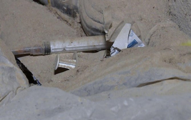 Bakıda narkomanların yeni məskəni - Sakinlər hər gün bu təhlükə ilə üzləşir - VİDEO