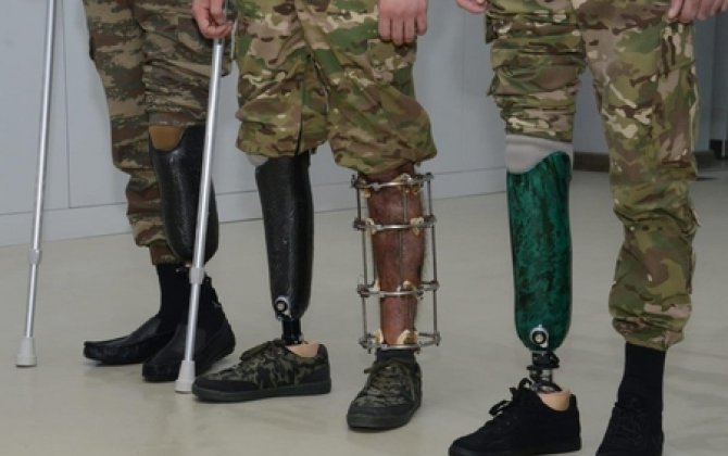 Müharibədə yaralanan 2900-ə yaxın hərbçiyə əlillik təyin edildi