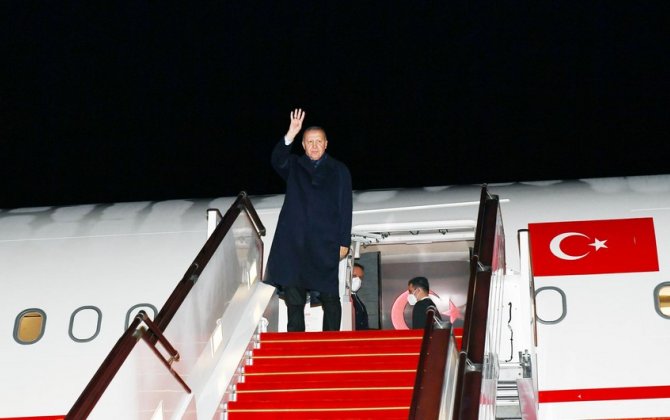 Завершился рабочий визит президента Турции в Азербайджан