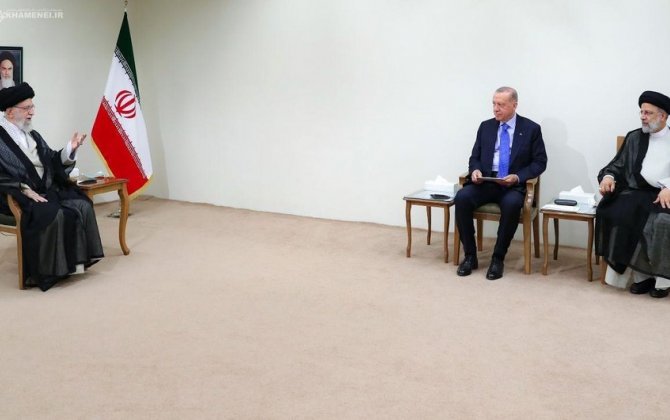 Эрдоган встретился с верховным лидером Ирана