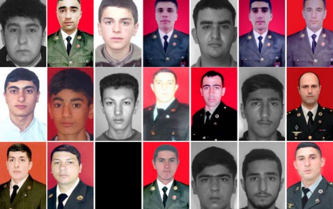 Adları bu gün açıqlanan şəhidlərin tam siyahısı və ŞƏKİLLƏRİ