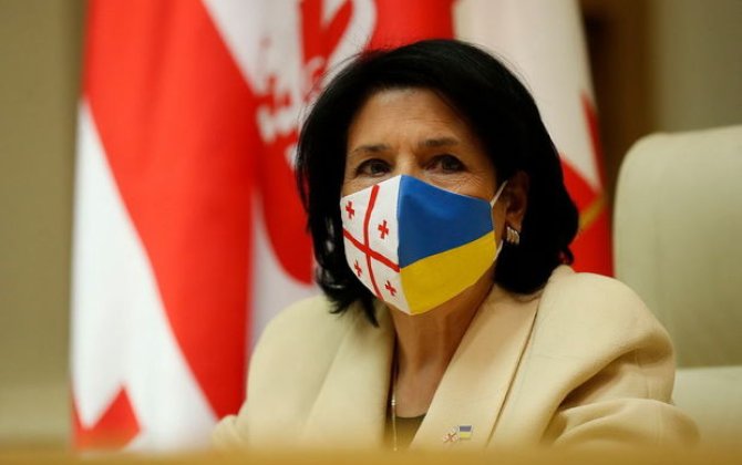 Salome Zurabişvili: “Bütün Gürcüstan Ukraynanın yanındadır” - FOTO