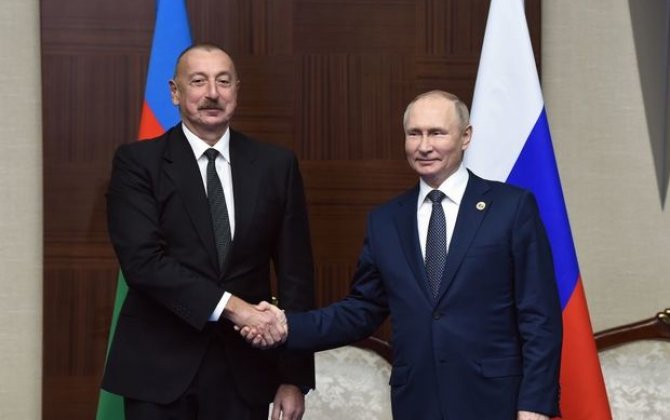 İlham Əliyevin Astanada Vladimir Putinlə görüşü baş tutub - YENİLƏNİB + FOTO/VİDEO