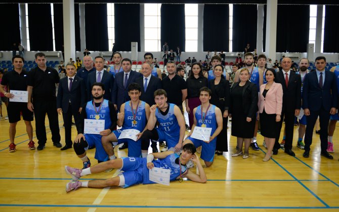 AzTU komandası basketbol üzrə turnirin qalibi olub