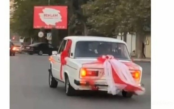 Ağcabədidə toy karvanında avtoxuliqanlıq edən sürücü cərimələndi - FOTO/VİDEO