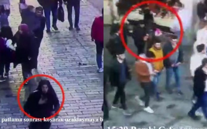 İstanbuldakı terrorla bağlı yeni görüntülər - VİDEO