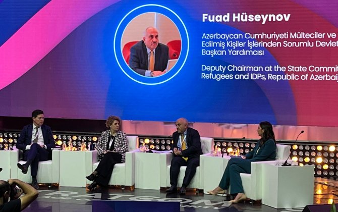 Dövlət Komitəsinin sədr müavini “Stratcom 22” sammitində Böyük Qayıdış haqqında çıxış edib