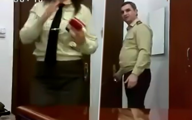 İntim videosu yayılan FHN polkovniki görün hansı rəisin qohumu ilə evli imiş - FOTO