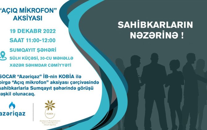Sahibkarlarla növbəti görüş Sumqayıt şəhərindəxa0 keçiriləcək