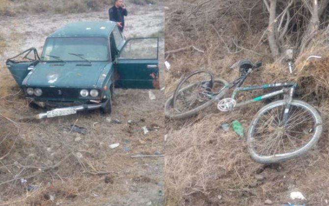 Salyanda avtomobil velosipedlə gedən yeniyetmələri vurdu, ölən var - YENİLƏNİB + FOTO