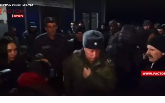 İrəvan yürüşçüləri Laçın yoluna buraxılmadı-