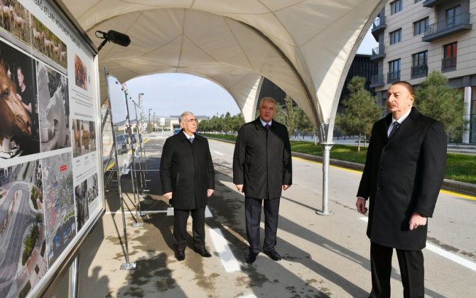Bakı Ağ Şəhərin Mərkəzi Park Kvartalında bir sıra infrastruktur obyektlərinin inşası tamamlanıb - YENİLƏNİB