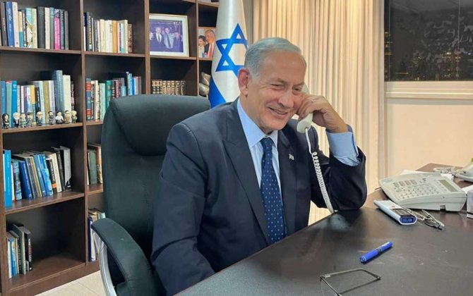 Netanyahu qələbəsini qeyd edir: ilk olaraq onu Putinlə Bayden təbrik edib