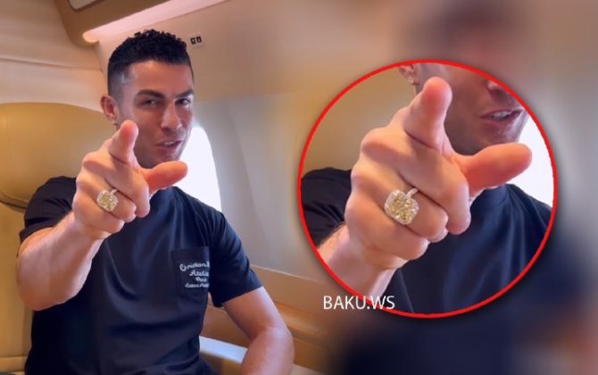 Kriştiano Ronaldonun brilliant üzüyü gündəm oldu -xa0FOTO