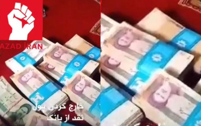 İran bankları sürətlə boşalır - VİDEO