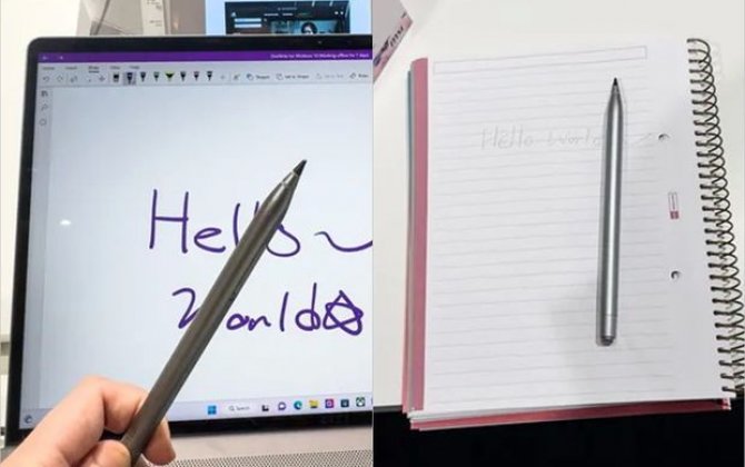 Həm sensorlu cihazlarda, həm də kağız üzərində yazan qələm hazırlandı - FOTO/VİDEO